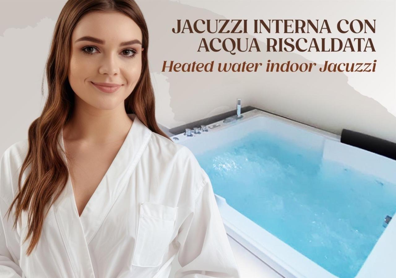 Casa Mediterranea Jacuzzi Riscaldata Con Caminetto Specchiolla Extérieur photo
